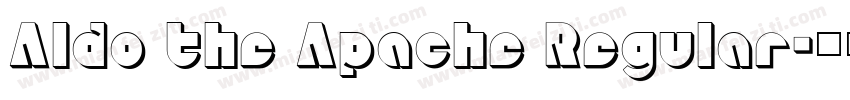 Aldo the Apache Regular字体转换